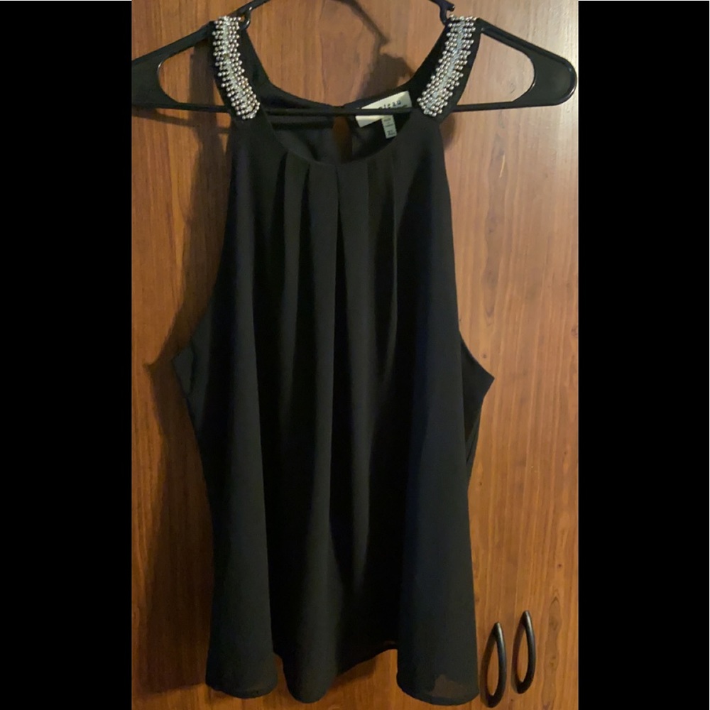 Black dress blouse